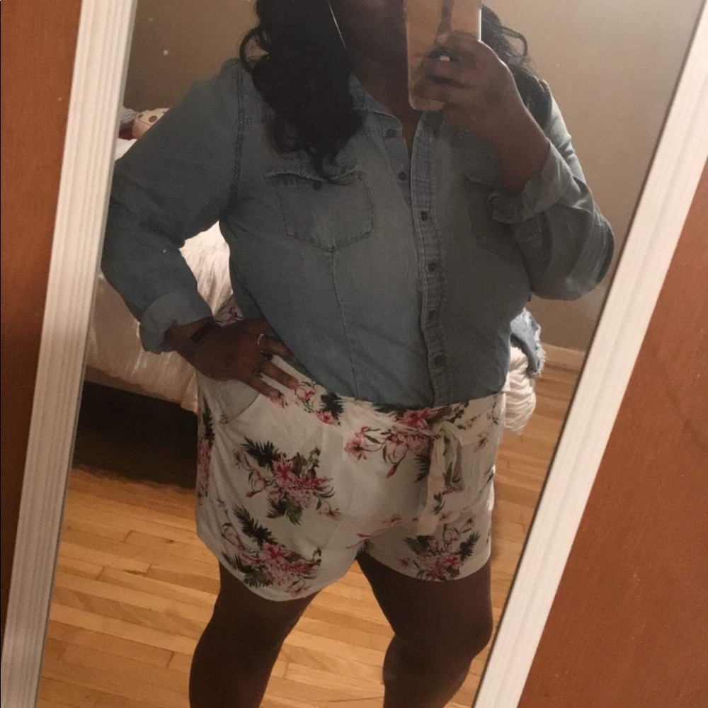 Floral Printed Shorts